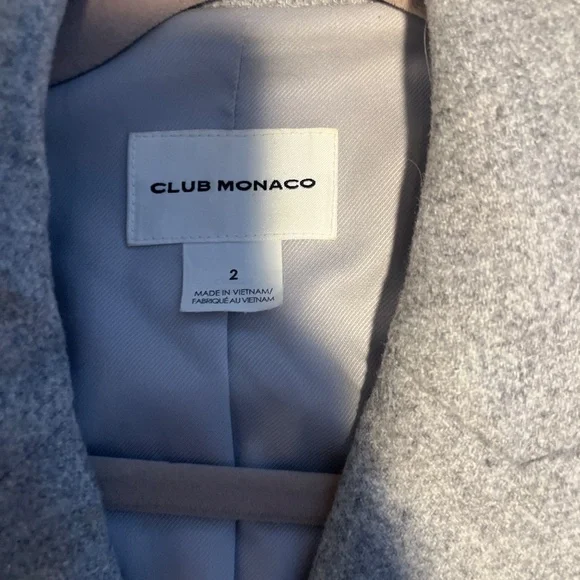 Club Monoco wool gray blazer